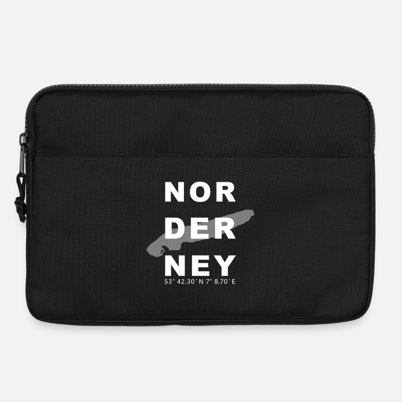 Norderney - Laptoptasche 13" - Schwarz
