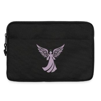 Halo de Noël Angel Silhouette - Sacoche pour ordinateur portable 13 pouces - noir - Devant