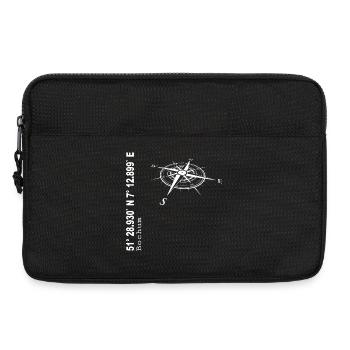 Koordinaten Bochum - Laptoptasche 13" - Schwarz - Vorne