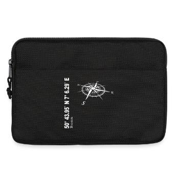 Koordinaten Bonn - Laptoptasche 13" - Schwarz - Vorne