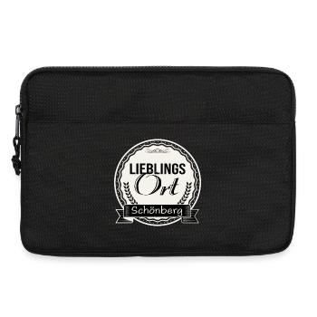 Lieblingsort Schönberg - Laptoptasche 13" - Schwarz - Vorne