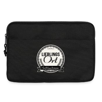 Lieblingsort Schluchsee - Laptoptasche 13" - Schwarz - Vorne