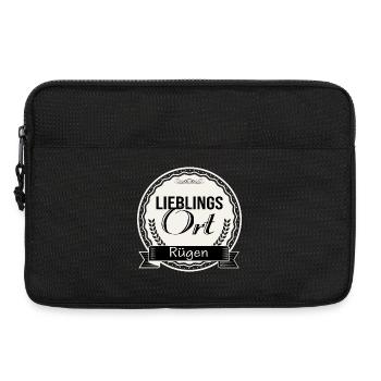 Lieblingsort Rügen - Laptoptasche 13" - Schwarz - Vorne