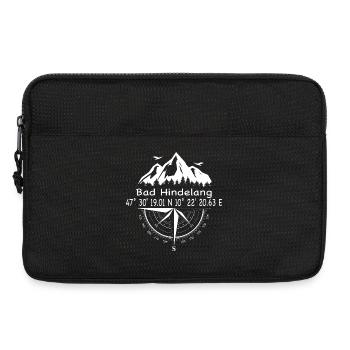 Koordinaten Bad Hindelang - Laptoptasche 13" - Schwarz - Vorne