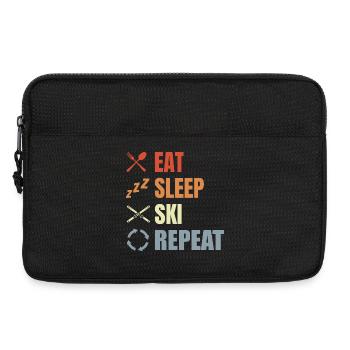 Manger Dormir Ski Répéter - Sacoche pour ordinateur portable 13 pouces - noir - Devant