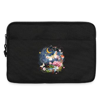 seltene,exotische und heimische Insekten bei Nacht - Laptoptasche 13" - Schwarz - Vorne