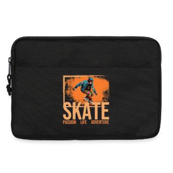 Skate - Passion - Life - Adventure - Laptoptasche 13" - Schwarz - Vorne