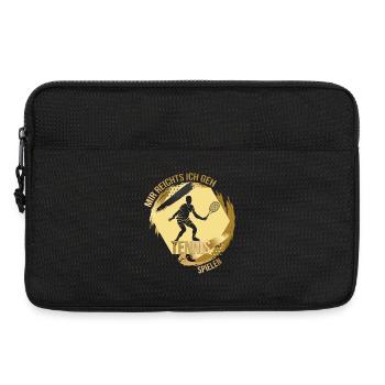 Mir reichts ich geh Tennis spielen - Laptoptasche 13" - Schwarz - Vorne