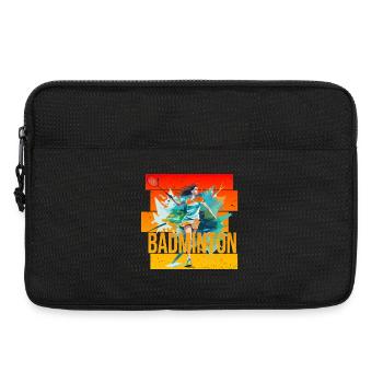 Badminton - Laptoptasche 13" - Schwarz - Vorne