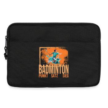 Punkt - Satz - Sieg - Laptoptasche 13" - Schwarz - Vorne