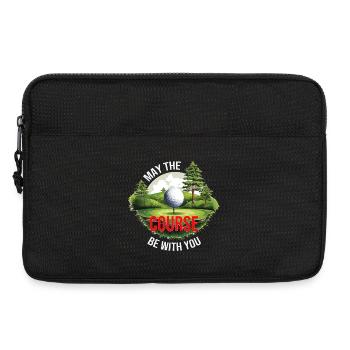 May the Course be with you - Laptoptasche 13" - Schwarz - Vorne