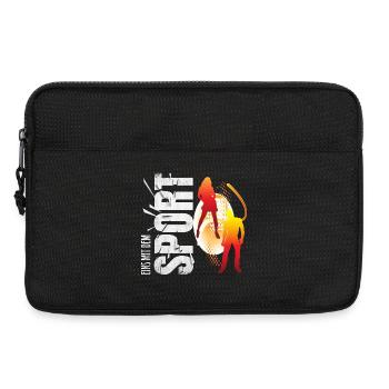 Eins mit dem Sport - Tanzen - Laptoptasche 13" - Schwarz - Vorne