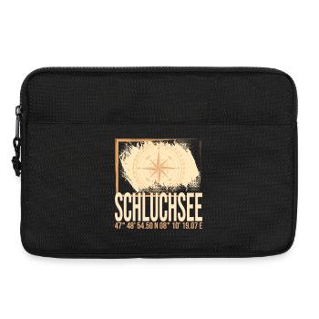 Schluchsee Koordinaten - Laptoptasche 13" - Schwarz - Vorne