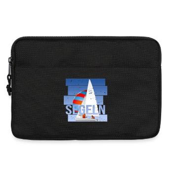 Segeln- Segelsport - Laptoptasche 13" - Schwarz - Vorne