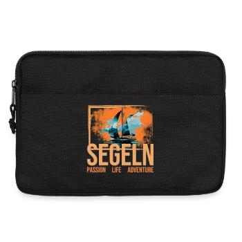 Passion - Life - Adventure - Segeln - Laptoptasche 13" - Schwarz - Vorne