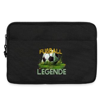 Fußball Legende - Laptoptasche 13" - Schwarz - Vorne