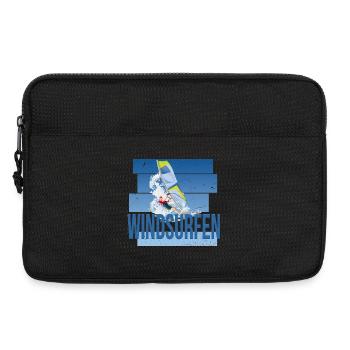 Windsurfen - Surfen - Laptoptasche 13" - Schwarz - Vorne