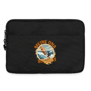 Meine DNA - Windsurfen - Laptoptasche 13" - Schwarz - Vorne