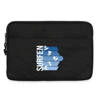 Surfen - Laptoptasche 13" - Schwarz - Vorne