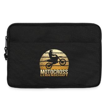 Motocross Leidenschaft - Laptoptasche 13" - Schwarz - Vorne