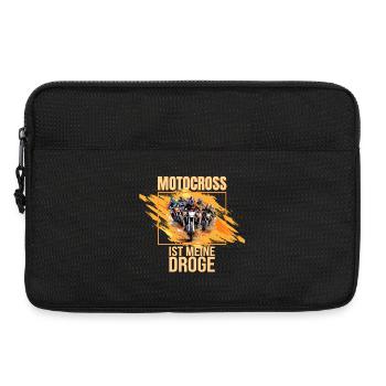Motocross ist meine Droge - Laptoptasche 13" - Schwarz - Vorne