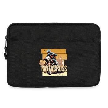 Motocross - Laptoptasche 13" - Schwarz - Vorne
