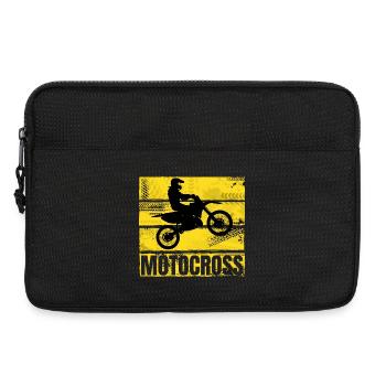 Motocross - Laptoptasche 13" - Schwarz - Vorne