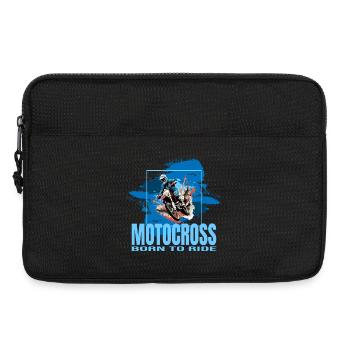Born to Ride - Motocross - Laptoptasche 13" - Schwarz - Vorne