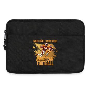 Wahre Härte - Wahre Sieger - American Football - Laptoptasche 13" - Schwarz - Vorne