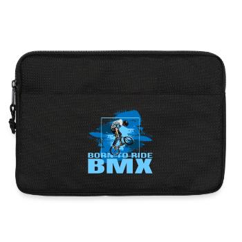 Born to Ride BMX - Laptoptasche 13" - Schwarz - Vorne