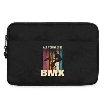All you Need is BMX - Laptoptasche 13" - Schwarz - Vorne