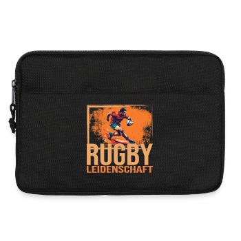 Rugby Leidenschaft - Laptoptasche 13" - Schwarz - Vorne