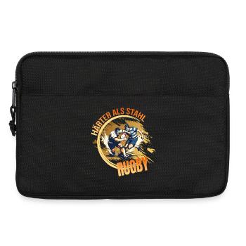 Härter als Stahl - Rugby - Laptoptasche 13" - Schwarz - Vorne