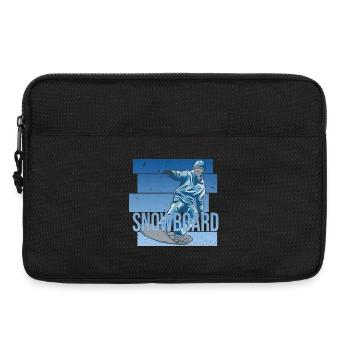 Snowboard - Laptoptasche 13" - Schwarz - Vorne