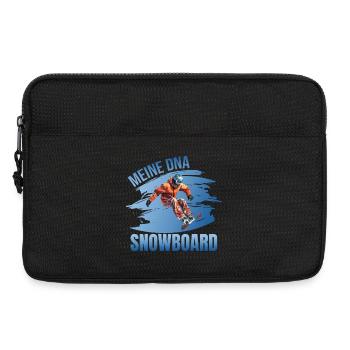 Meine DNA - Snowboard - Laptoptasche 13" - Schwarz - Vorne
