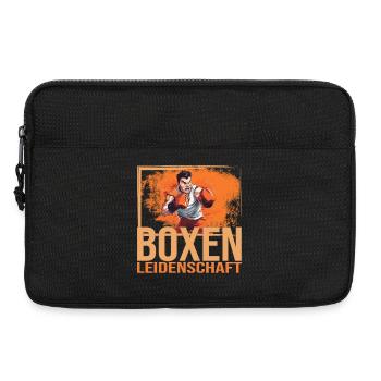 Boxen Leidenschaft - Laptoptasche 13" - Schwarz - Vorne
