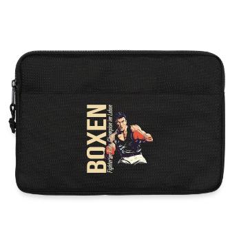 Fighter im Ring - Champion im Leben - Laptoptasche 13" - Schwarz - Vorne