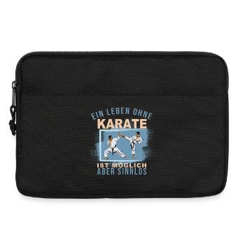 Ein Leben ohne Karate ist möglich, aber Sinnlos - Laptoptasche 13" - Schwarz - Vorne