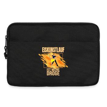 Eiskunstlauf ist meine Droge - Laptoptasche 13" - Schwarz - Vorne