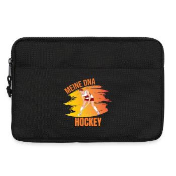 Meine DNA - Hockey - Laptoptasche 13" - Schwarz - Vorne
