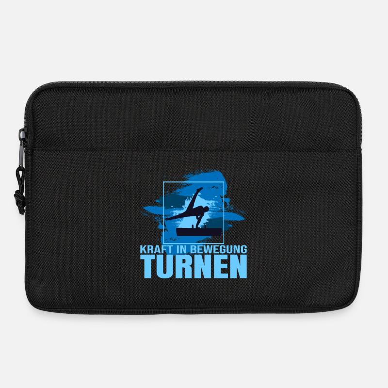 Kraft in Bewegung - Turnen - Laptoptasche 13" - Schwarz