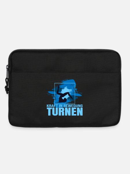 Kraft in Bewegung - Turnen - Laptoptasche 13" - Schwarz