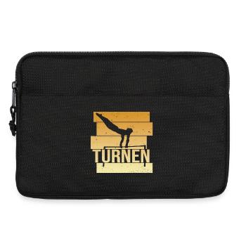 Turnen - Laptoptasche 13" - Schwarz - Vorne