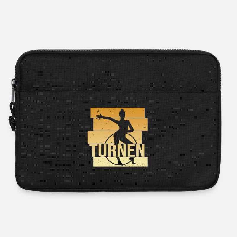 Turnen - Laptoptasche 13" - Schwarz
