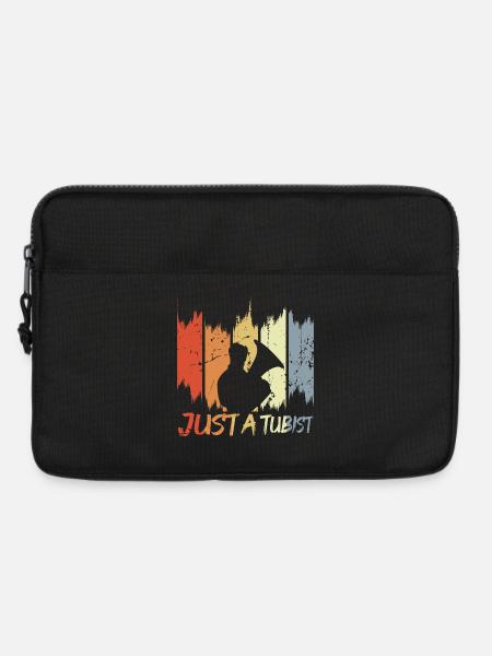 Lustiger Tubist - Laptoptasche 13" - Schwarz