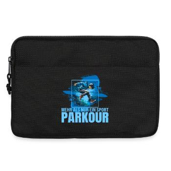 Mehr als nur ein Sport - Parkour - Laptoptasche 13" - Schwarz - Vorne