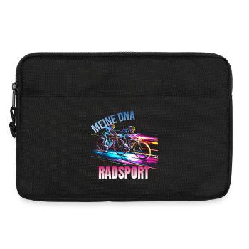 Meine DNA - Radsport - Laptoptasche 13" - Schwarz - Vorne