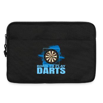 Born to play Darts - Laptoptasche 13" - Schwarz - Vorne