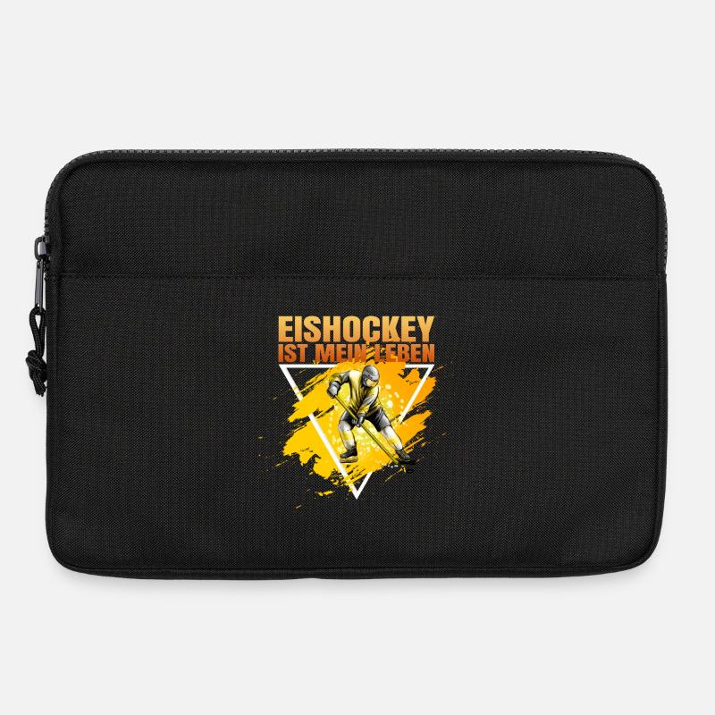 Eishockey ist mein Leben - Laptoptasche 13" - Schwarz