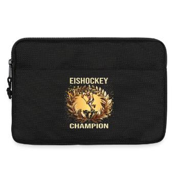 Eishockey Champion - Laptoptasche 13" - Schwarz - Vorne